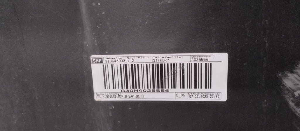 Zadnji branik BMW 5 G31 Kombi M-paket Lift LCI 20- / ŚLIZG