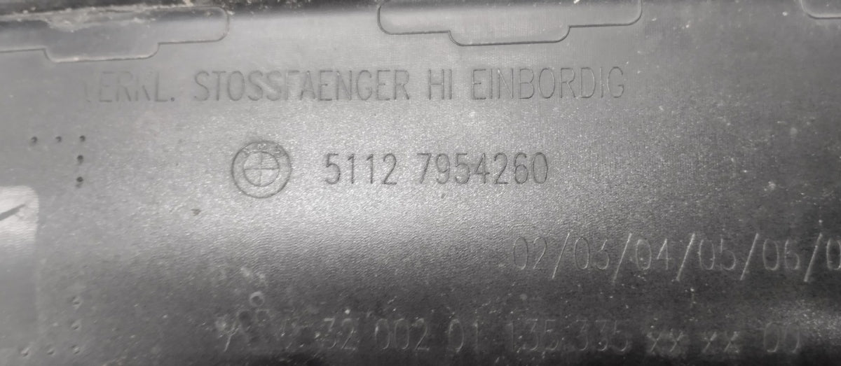 Zadnji branik BMW X1 F48 X-Line 15-22 / ślizgi