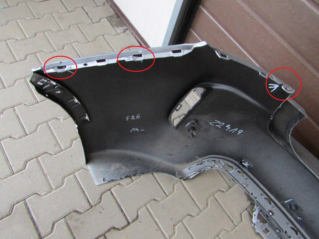 Zadnji branik BMW X6M F86 M Power 14-