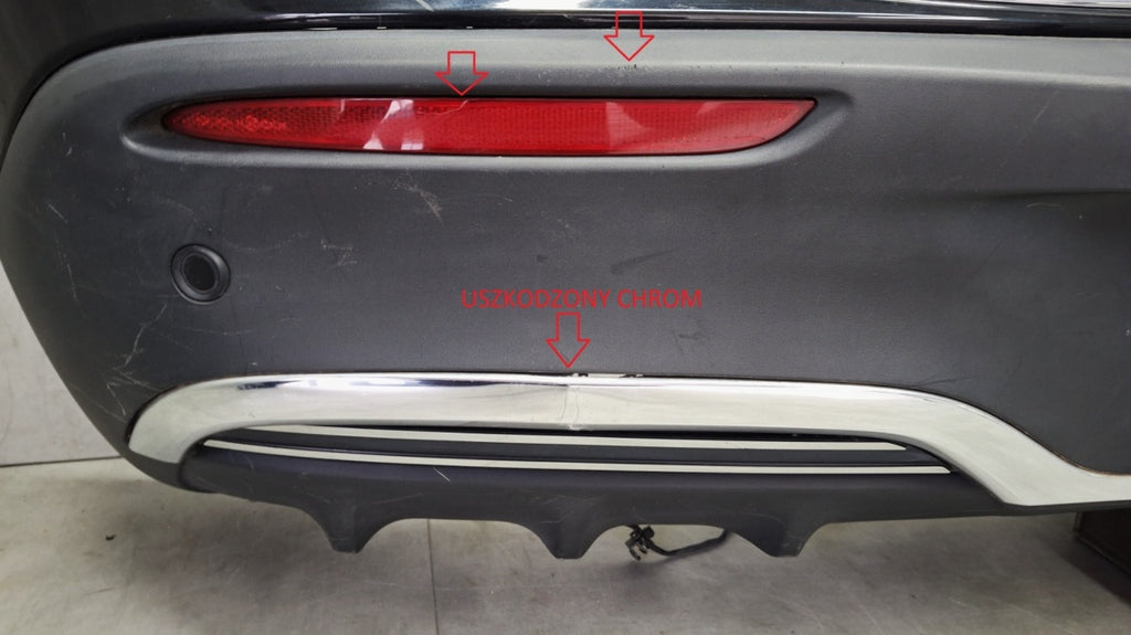 Zadnji branik MERCEDES EQA H243 W243 AMG 21- / + 6 PDC + wiązka