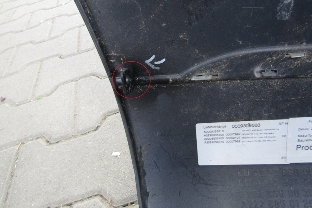 Zadnji branik Mercedes S klasa 222 13-16