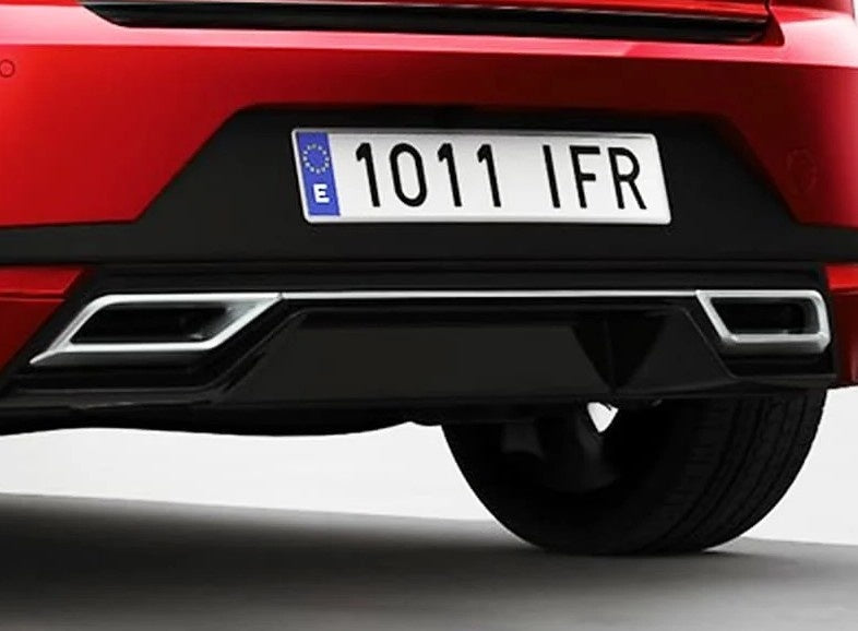 Zadnji branik Seat Ibiza 6F0 FR 17- Dyfuzor Gloss Black